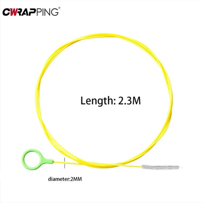 2.3m Car Sewer Unclogger Brush - Long Hose Sunroof Drain Hole Cleaner | Auto Pipe Tool Accessory