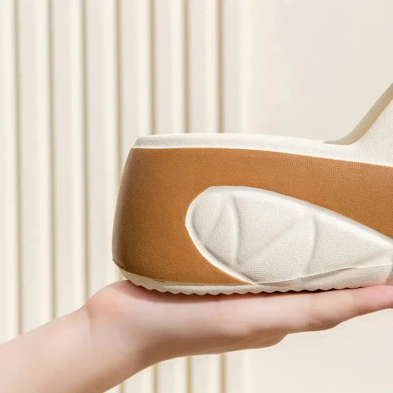 Women’s Bow Slippers – EVA Soft Sole Platform Sandals, Summer Casual Non-Slip Beach Footwear