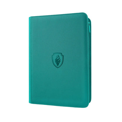 9-Pocket Zipper Card Binder - 360 Trading Card Holder Book, Premium PU Cover, Durable Side Loading Card Binder