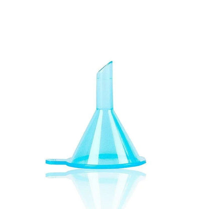 10-Piece Mini Plastic Funnels — Small Funnels for Essential Oil Bottles, Empty Lip Gloss Tubes, Perfume Bottles