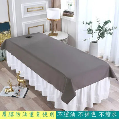 Waterproof Oilproof Beauty Salon Bed Sheets – Skin-Friendly Spa Massage Table Covers for Salon & Barbershop