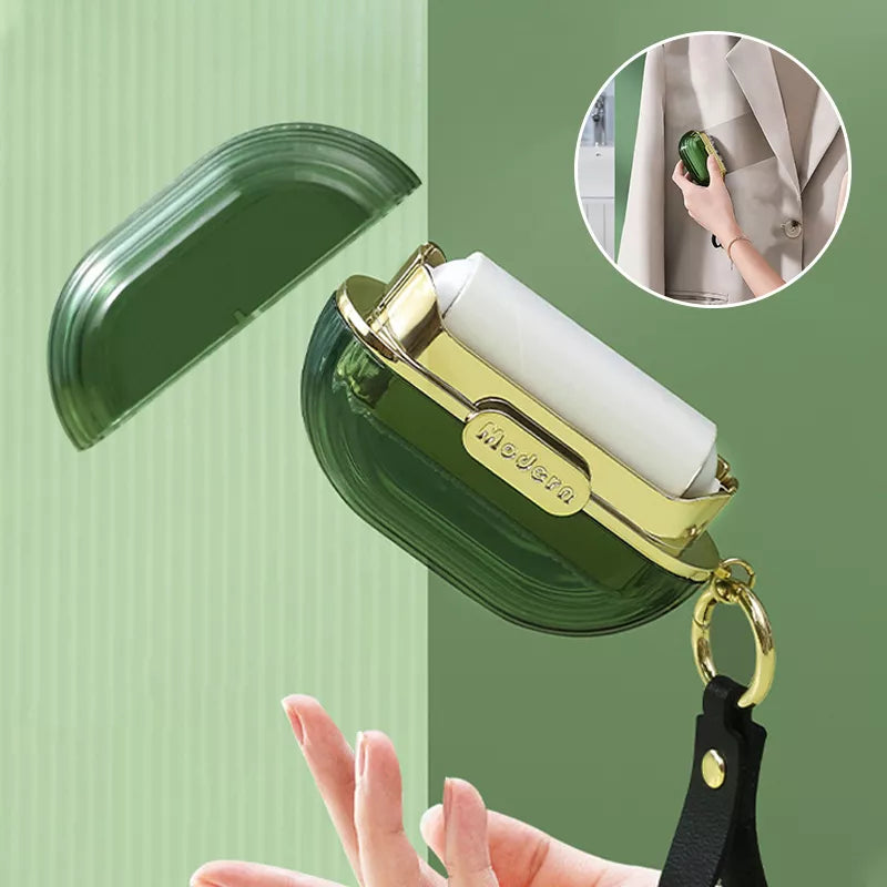 Portable Tearable Roll Paper Sticky Roller - Ultimate Cleaning Accessory for Pet Hair, Clothes, and Carpets