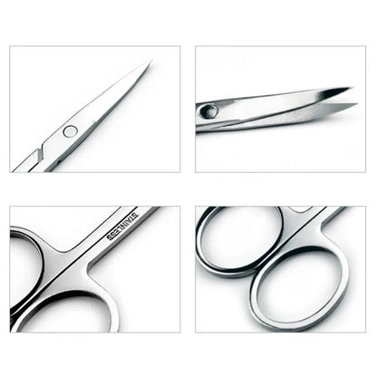 Small Stainless Steel Scissors for Nails, Eyebrows & Nose Hair – Facial Trimmers & Beauty Tools