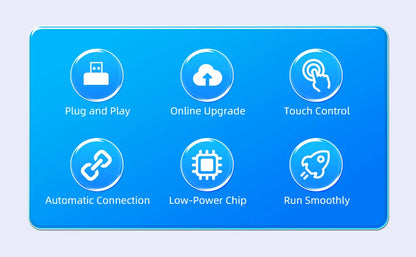 EKIY 2-in-1 Wireless CarPlay & Android Auto Adapter — AI Smart Box for Cars with Wired CarPlay Support