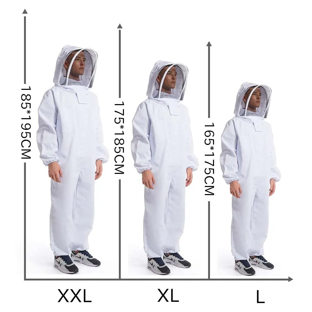 Professional Beekeeping Suit with Full Body Protection and Safety Veil - Unisex Children's Beekeepers Clothing