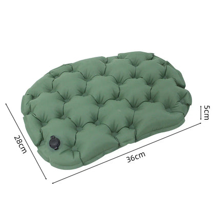 Inflatable Seat Cushion 36x28cm Portable Outdoor Camping Hiking Travel Chair Pad Lightweight Comfortable Inflatable Sitting Mat