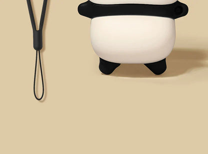 Cute Lying Panda Silicone Case for AirPods 4 (2024) & AirPods Pro 1/2/3 — Protective Earbuds Charging Cover