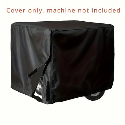 Heavy Duty Black Generator Cover – UV Resistant Waterproof Durable Outdoor Protection, Fits Most Generators for All-Weather Use