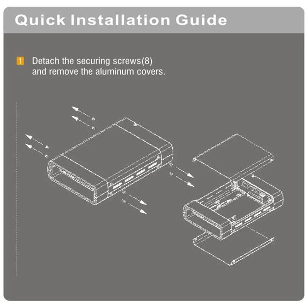 5.25-inch USB 2.0/3.0 SATA External Optical Drive Case – Enclosure Adapter for Windows, Mac & PC