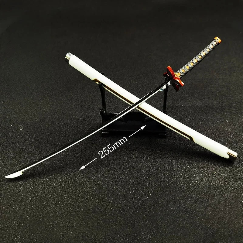 25cm Demon Slayer Katana – Kimetsu No Yaiba Real-Size Samurai Sword Anime Cosplay Prop & Home Decor
