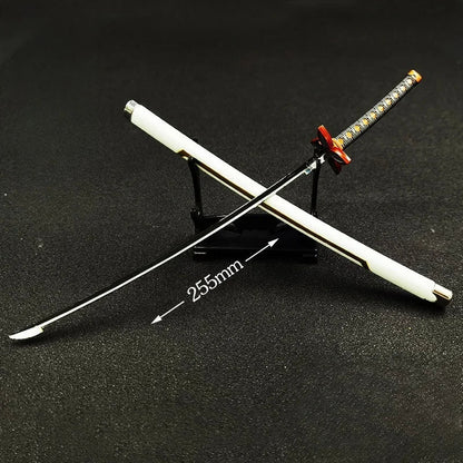 25cm Demon Slayer Katana – Kimetsu No Yaiba Real-Size Samurai Sword Anime Cosplay Prop & Home Decor