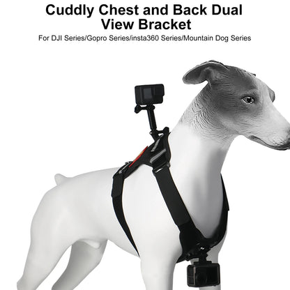 Sheingka Adjustable Sports Camera Chest Strap – Dog Harness Holder for GoPro Hero 4–12