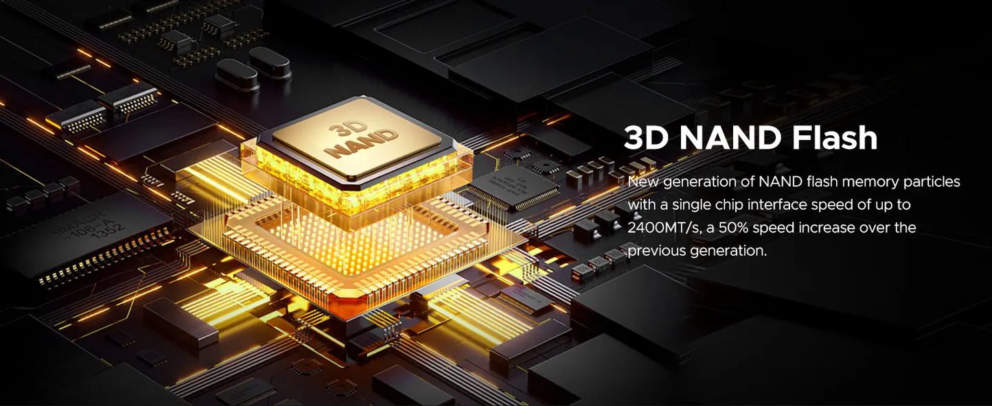 ORICO O7000 PCIe 4.0 7400MB/s M.2 NVMe SSD – Internal Solid State Drive for PS5, Gaming & Content Creators (M.2 M Key 2280)