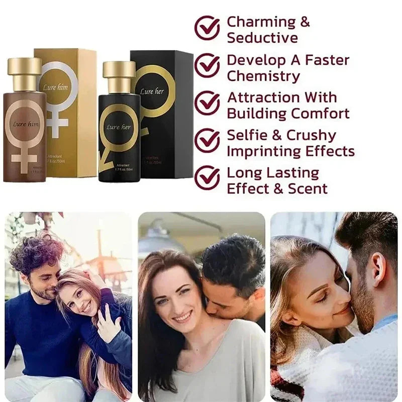 Pheromone Midnight Temptation Unisex Perfume – Irresistible High-End Couple Fragrance to Attract Opposite