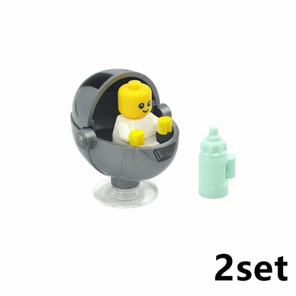 DIY Mini Food Building Block Figures – Bread, Fish, Fruit, Chicken, Crab, Hot Dog, Cake, Pizza & Carrot Creative Toy Bricks