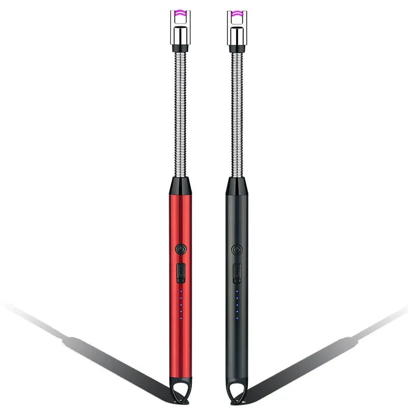Rechargeable Electric Plasma Arc Lighter – Windproof USB Candle & BBQ Ignition Tool for Camping, Kitchen & Fireplace Use