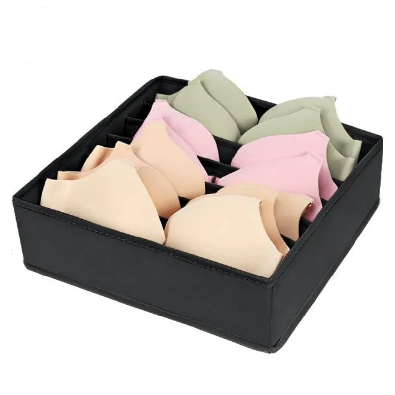 Underwear, Bra & Socks Storage Box – Clothes Organizer for Cabinet, Drawer, and Wardrobe