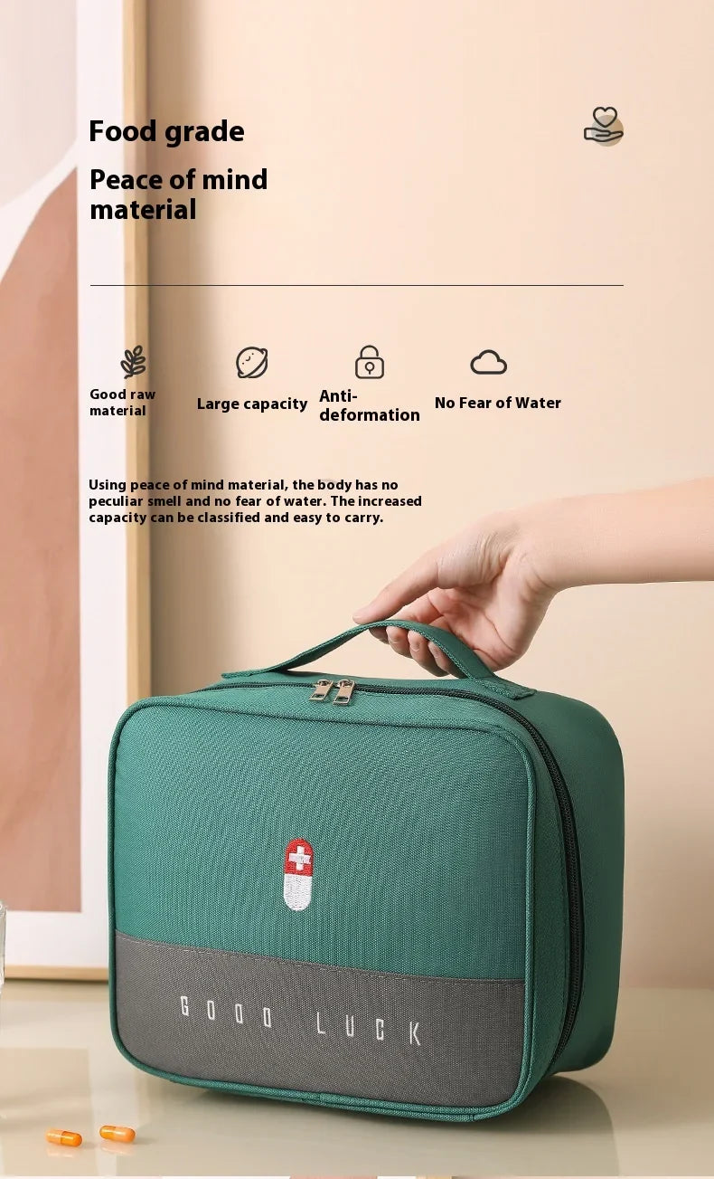 Portable Medicine Box – Compact Pill Organizer for Travel & Daily Use