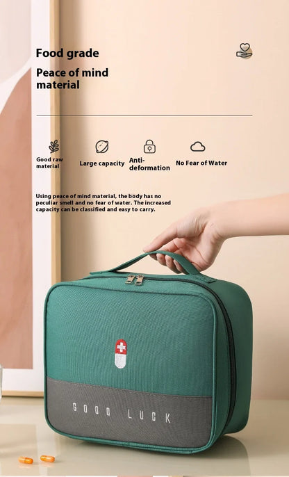 Portable Medicine Box – Compact Pill Organizer for Travel & Daily Use