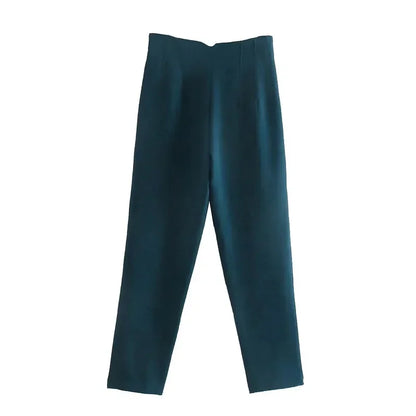 Women High Waist Office Pants - Fashion Formal Pencil Trousers for Workwear Business & Casual Outfits