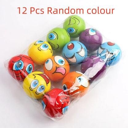 Funny Sponge Pressure Soft Ball — PU Foam Squeeze Toy for Kids, Stress Relief and Wrist Action Toy