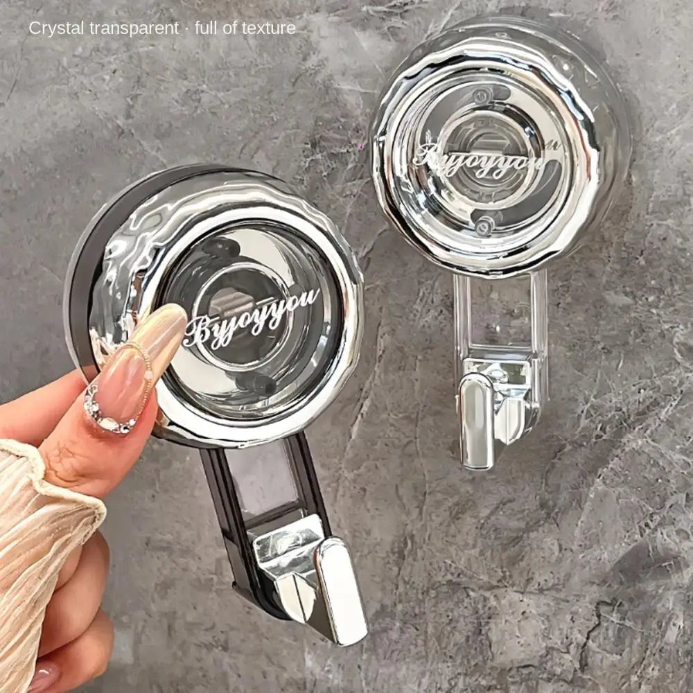 Fashion Powerful Reusable Suction Cup Hooks – Heavy Duty Traceless Shower & Clothes Hooks