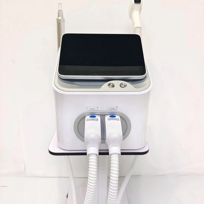 2-in-1 808nm Diode Laser Hair Removal & Picosecond Tattoo Machine – Portable 4000W Q-Switched Device