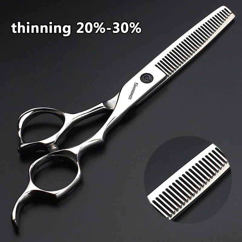 SHARONDS Professional Hairdressing Scissors – 440C Japanese Steel Barber Shears for Salon & Home Use