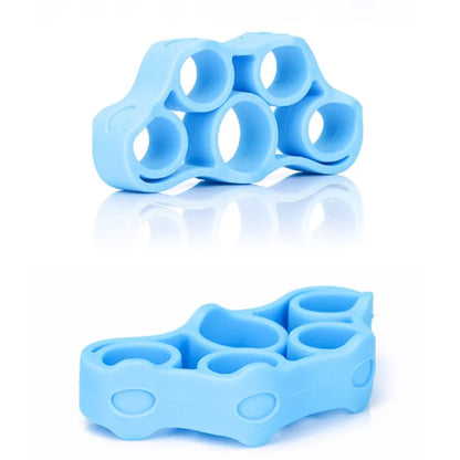 Silicone Finger Stretcher Trainer – 5-Finger Hand Grip Strength & Rehabilitation Exercise Tool for Musicians, Climbers & Therapy Use