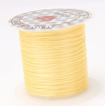 10M Strong Elastic Crystal Beading Cord – 1mm Stretch Thread for DIY Bracelets, Necklaces & Jewelry Making