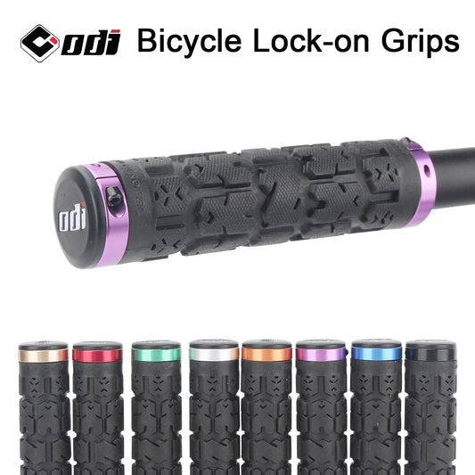 ODI RG01 Bicycle Handlebar Grips – Anti-Slip Lock-On Shock Absorbing MTB & Road Bike Grips