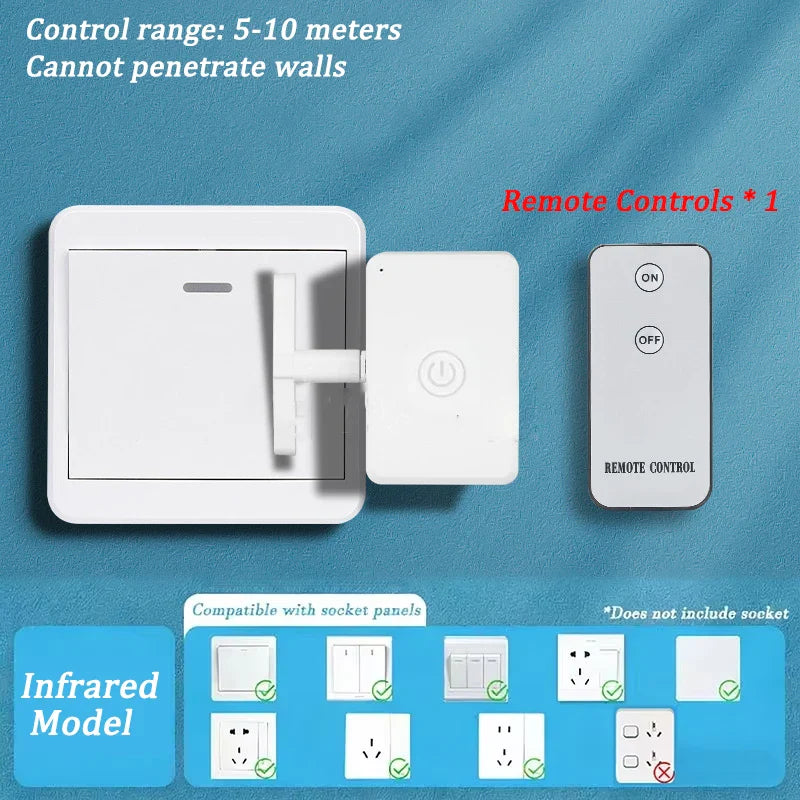 USB Rechargeable Wireless Button Pusher Switch – Smart Remote Control Light Switch Automation Tool
