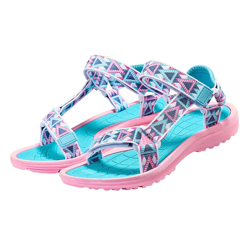 Kids Breathable Summer Sandals – Boys & Girls Open-Toe Sport Beach Shoes | Comfortable Outdoor Walking Sandals Size 30–38