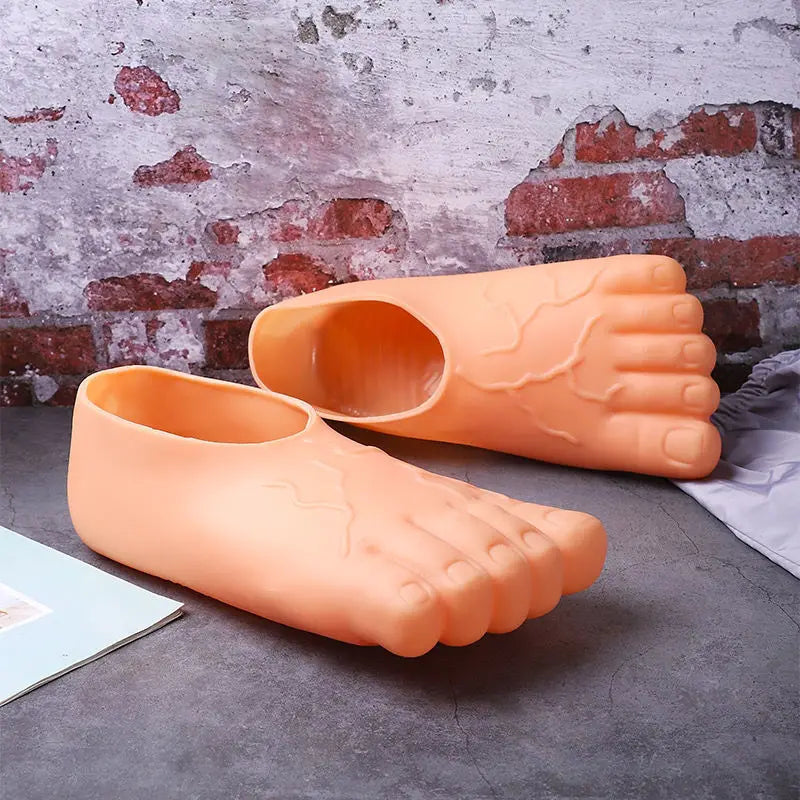 Big Foot Toe Shoes - Funny Unisex Red Five-Finger Novelty Footwear