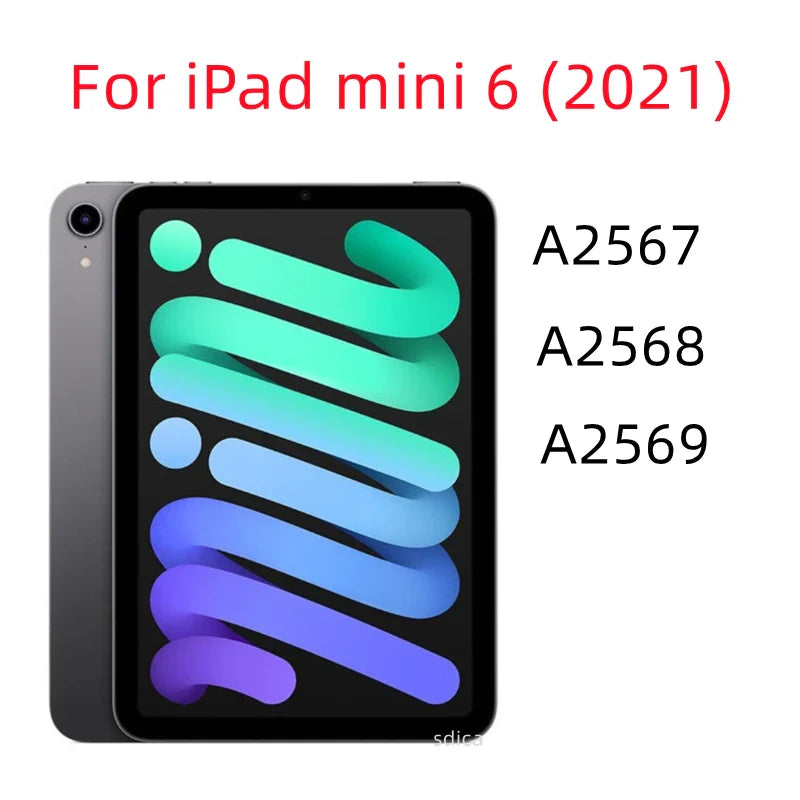 Tempered Glass Screen Protector for iPad Mini 6 2021 (A2567/A2568/A2569) 8.3" HD Clear Scratch Proof Film