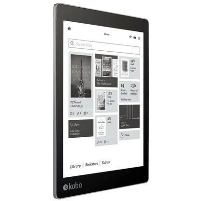 KOBO Aura One 7.8" E-Reader | 300PPI HD Carta E-Ink, IPX8 Waterproof, 8GB WIFI, Two-Color Light