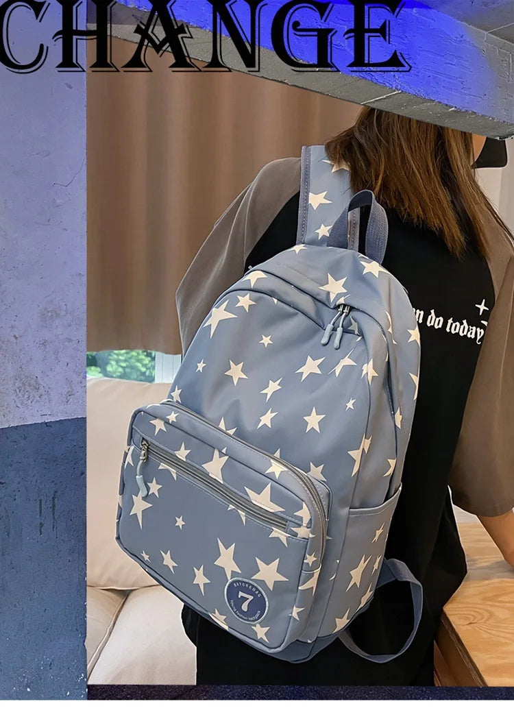 Star Laptop Backpack 17 Inch | Cute Travel & College Bag for Women, Men, Students, Back to School Bookbag