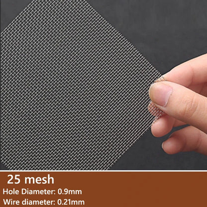 304 Stainless Steel Mesh Filter Sheets 4–400 Mesh Woven Wire Screen 1–5pcs High Quality Filtration Mesh