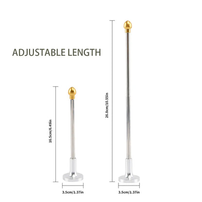 Golf Alignment Stick – Stainless Steel Swing Trainer with Magnetic Suction Cup for Swing Correction & Training Aids