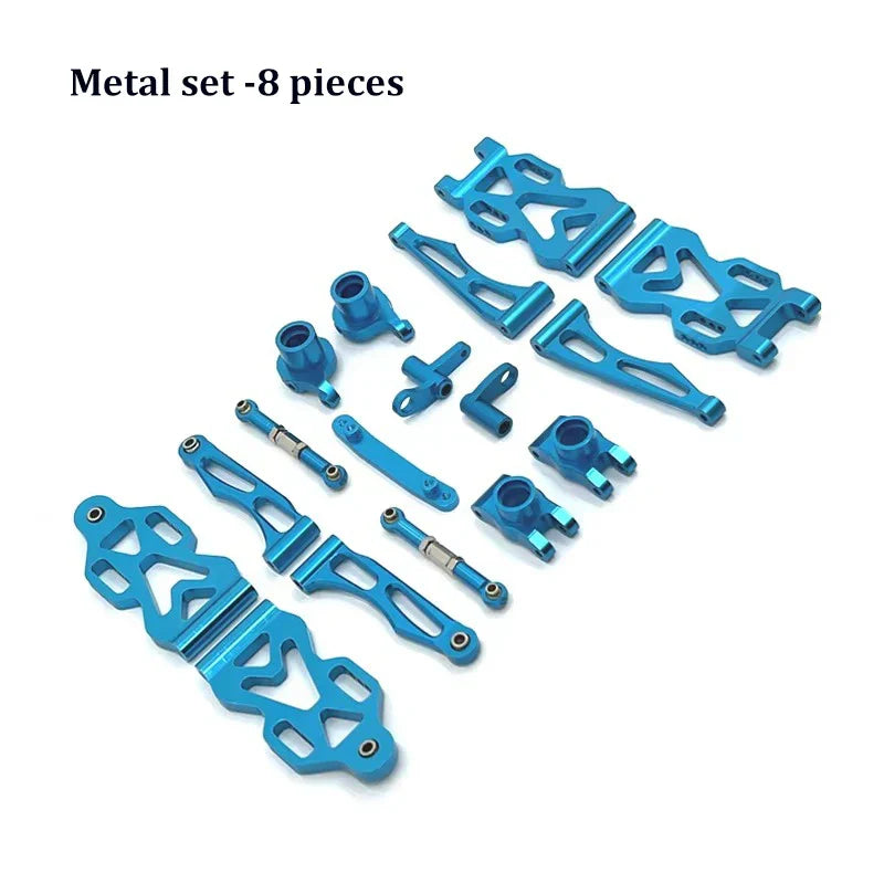 SCY Metal Upgrade Kit — Rear Suspension Hub, Rod, Swing Arm, Gear Bearing, Steering Cup & Drive Shaft for 16101Pro, 16102Pro, SG116 Max