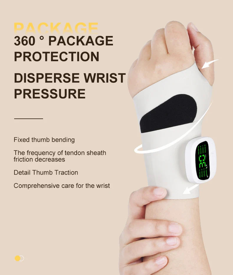 Electric Cordless Wrist Massager – USB Rechargeable Vibrating Massager for Carpal Tunnel & Fatigue Relief