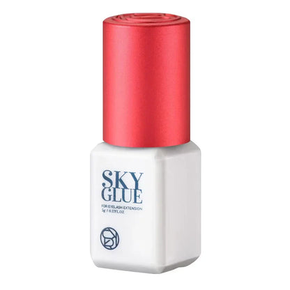 SKY Eyelash Extension Glue 5ml – Original S+ Black, Red, Blue, and Transparent Caps for False Lashes
