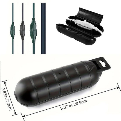 Outdoor Waterproof Extension Cable Safety Cover – Weatherproof Electrical Connection Box for Indoor & Outdoor Socket Protection and Secure Power Use
