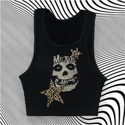Women’s Gothic Mini Dress – Y2K Punk Emo Harajuku Black Graphic Party Dress Summer
