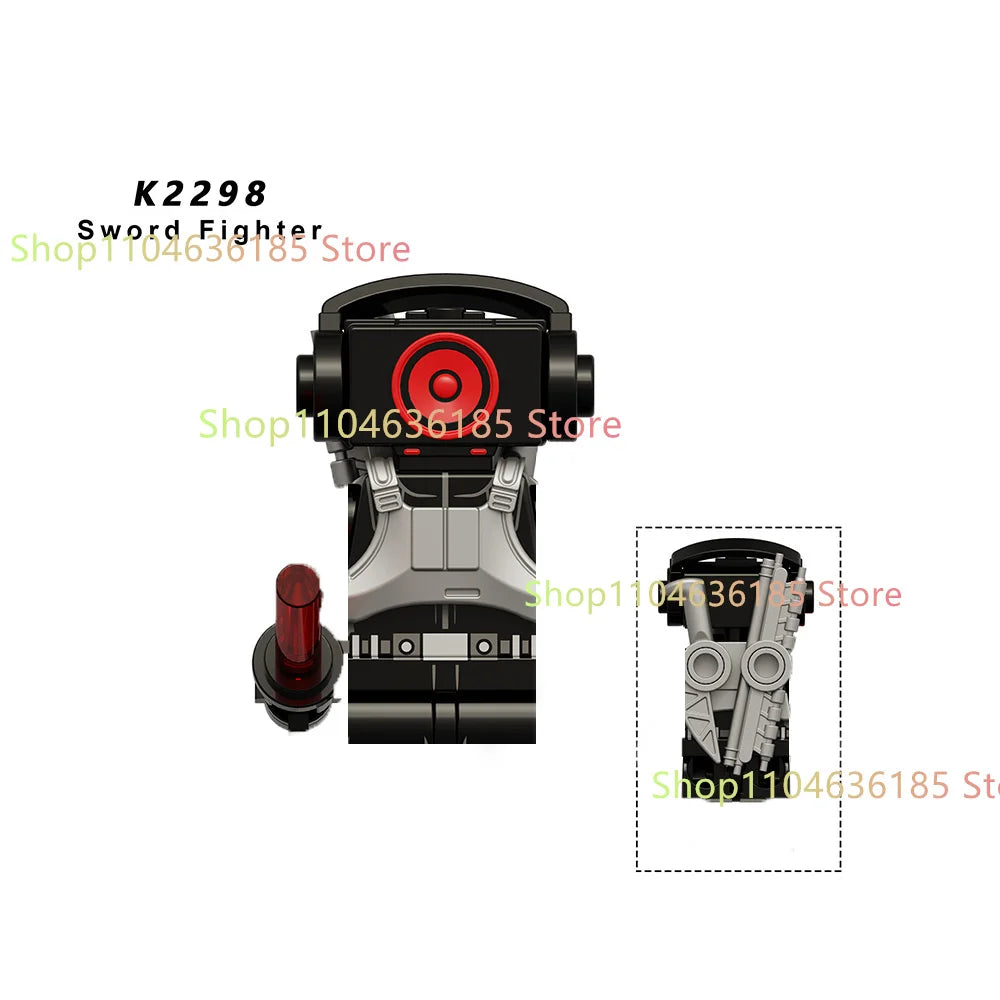 KDL Skibidi Toilet Man Anime Block Figures – TVMan, Titan, Cameraman & Speakerman Model Toy Gift for Kids