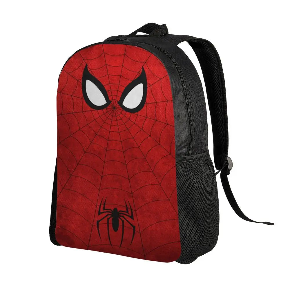 Custom Spider-Man Web Backpack – Water-Resistant School & College Bag for Men and Women
