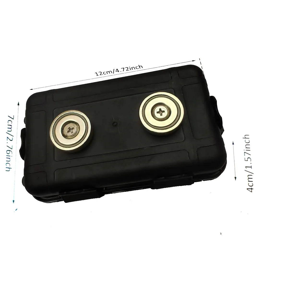 Mini Magnetic Key Box – Waterproof & Rust-Proof Car Key Holder (Multipurpose, Under Car Magnetic Storage)