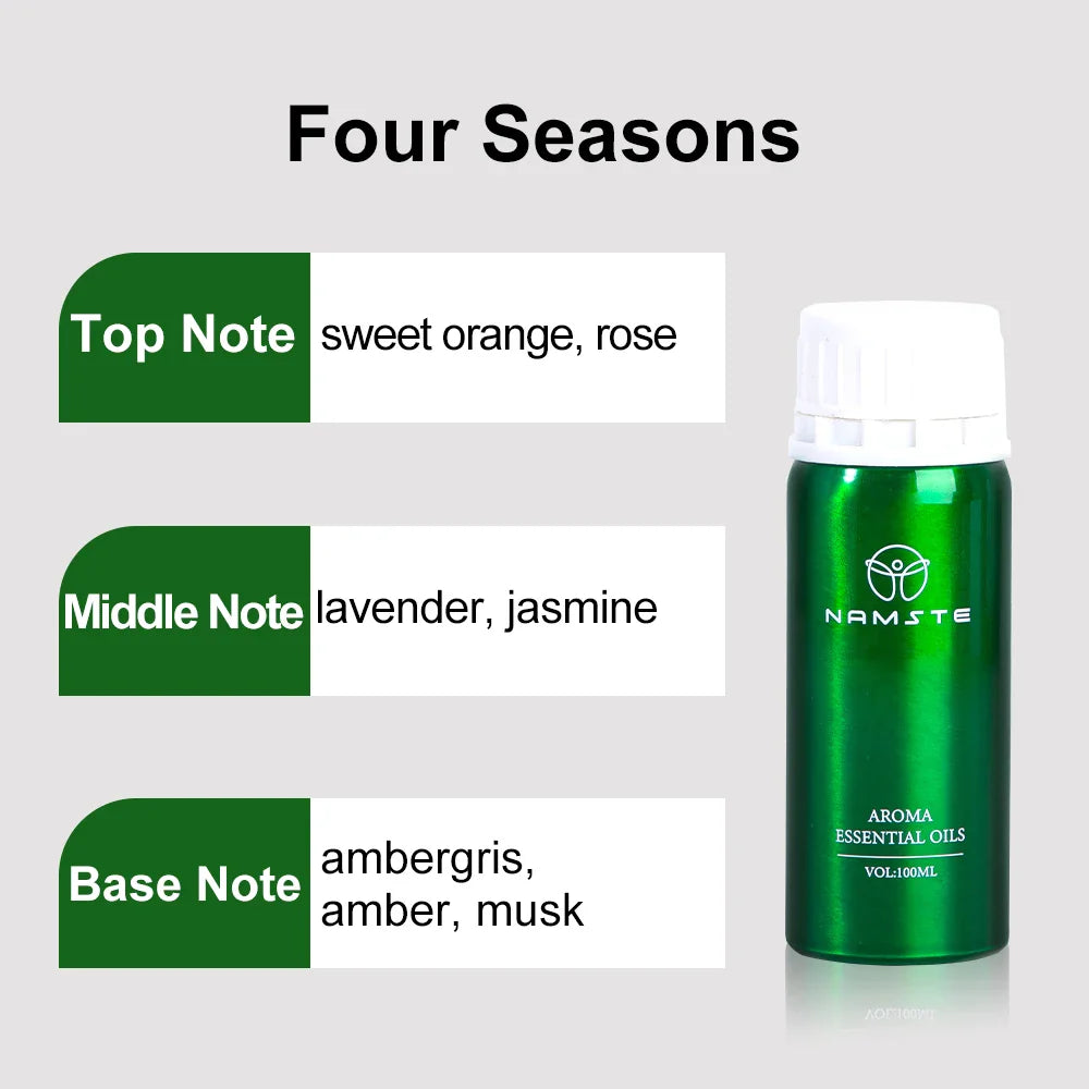 Namste 100ml Ritz Carlton Hotel Essential Oil - Pure Plant Air Freshener for Home & Hotels + 3x5ml Sample Set