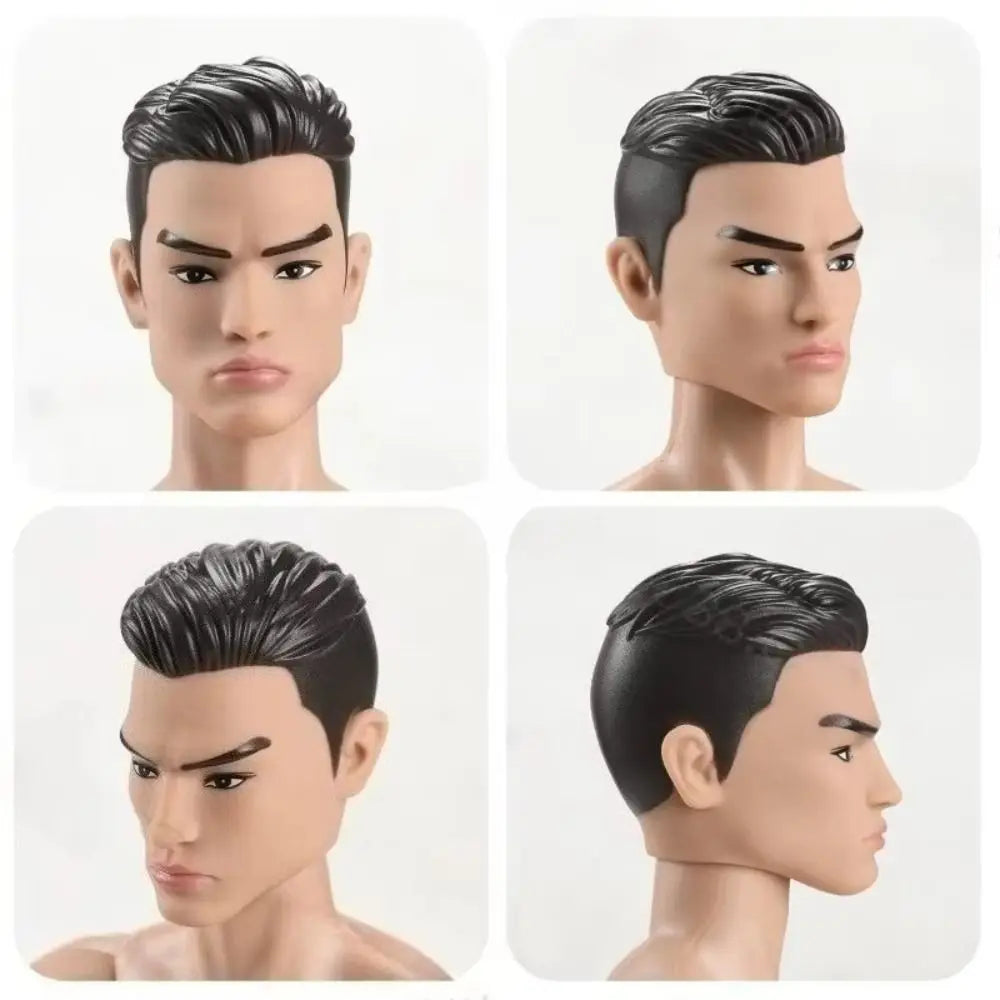 1/6 Male Action Figure Doll — 35cm Multi-Joint Strong Man Body with 13 Joints DIY Toy (White/Normal/Tan)