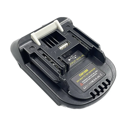 Battery Adapter Converter - Dewalt 20V DCB200 DCB205 to Makita BL1830 Power Tool Compatibility Adapter